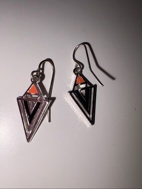 ❤️‍🔥3/10$❤️‍🔥 Geometric Triangle Drop Earrings